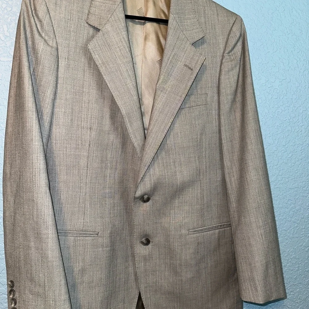 Eli Thomas Gray Men's Blazer